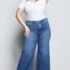 GOOD AMERICAN GOOD WAIST PALAZZO | B451 High Waisted