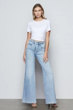 GOOD AMERICAN GOOD WAIST PALAZZO | BLUE452