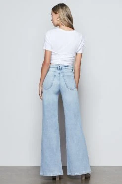 Discount ✨ GOOD AMERICAN GOOD WAIST PALAZZO | BLUE452 😉 19 GOOD AMERICAN GOOD WAIST PALAZZO | BLUE452