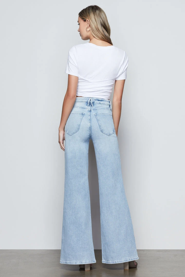 Discount ✨ GOOD AMERICAN GOOD WAIST PALAZZO | BLUE452 😉 4 GOOD AMERICAN GOOD WAIST PALAZZO | BLUE452