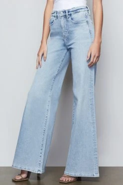 Discount ✨ GOOD AMERICAN GOOD WAIST PALAZZO | BLUE452 😉 20 GOOD AMERICAN GOOD WAIST PALAZZO | BLUE452