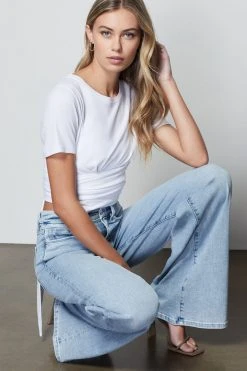 Discount ✨ GOOD AMERICAN GOOD WAIST PALAZZO | BLUE452 😉 21 GOOD AMERICAN GOOD WAIST PALAZZO | BLUE452