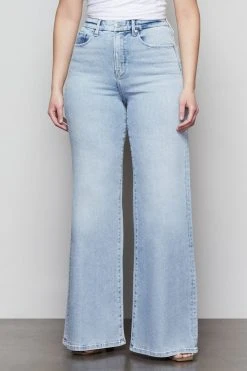 Discount ✨ GOOD AMERICAN GOOD WAIST PALAZZO | BLUE452 😉 25 GOOD AMERICAN GOOD WAIST PALAZZO | BLUE452