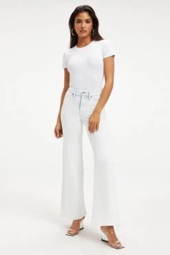 GOOD AMERICAN GOOD WAIST PALAZZO | INDIGO133