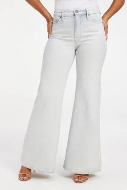 GOOD AMERICAN GOOD WAIST PALAZZO | INDIGO133