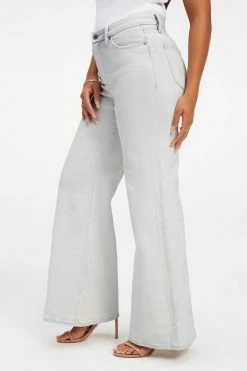 GOOD AMERICAN GOOD WAIST PALAZZO | INDIGO133