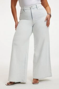 GOOD AMERICAN GOOD WAIST PALAZZO | INDIGO133