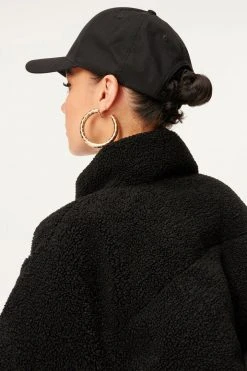 GOOD AMERICAN EMBROIDERED CAP | BLACK001