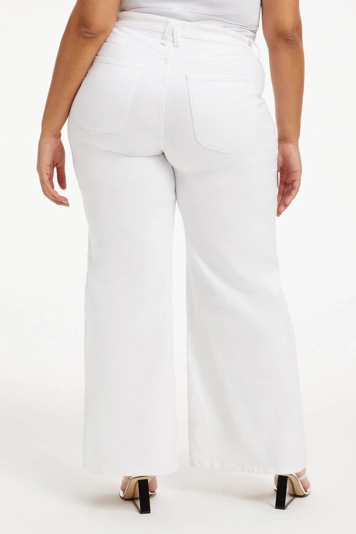 Wholesale 🤩 GOOD AMERICAN GOOD WAIST PALAZZO | WHITE001 High Waisted ⭐ 9 GOOD AMERICAN GOOD WAIST PALAZZO | WHITE001 High Waisted