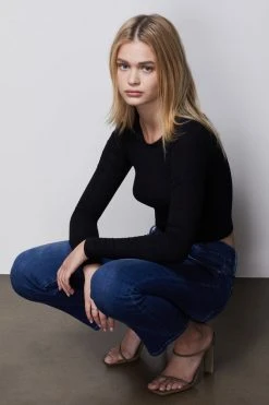 GOOD AMERICAN GOOD PETITE STRAIGHT | BLUE383