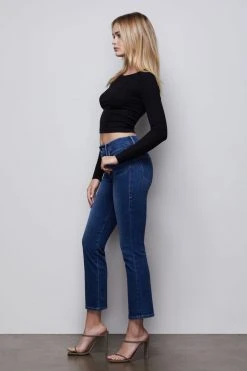 GOOD AMERICAN GOOD PETITE STRAIGHT | BLUE383