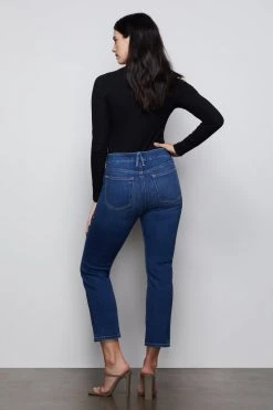 GOOD AMERICAN GOOD PETITE STRAIGHT | BLUE383