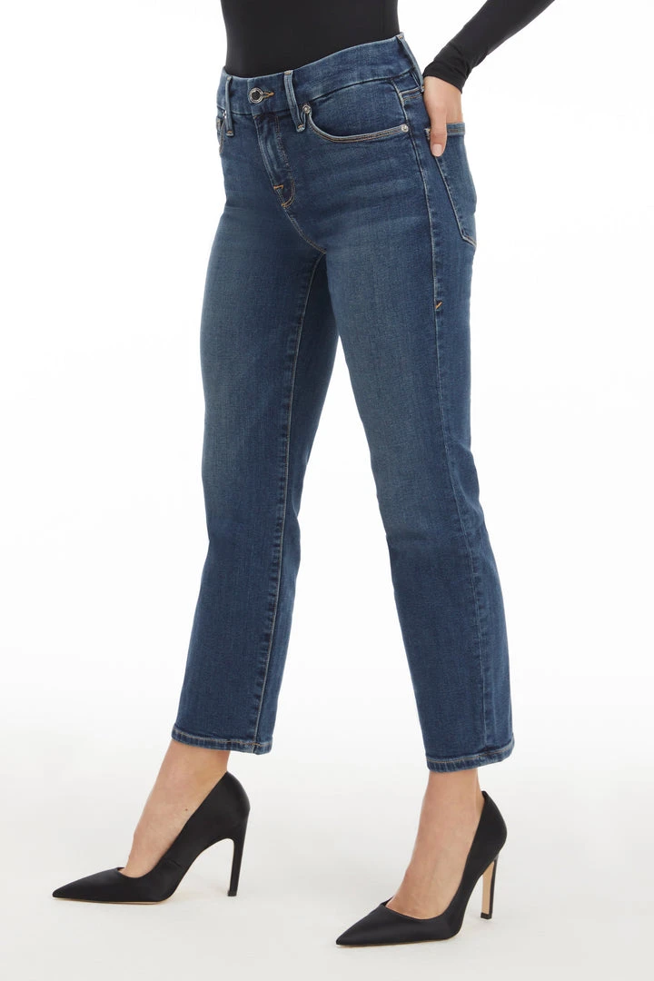 Promo 😉 GOOD AMERICAN GOOD PETITE STRAIGHT | BLUE382 ⭐ 4 GOOD AMERICAN GOOD PETITE STRAIGHT | BLUE382