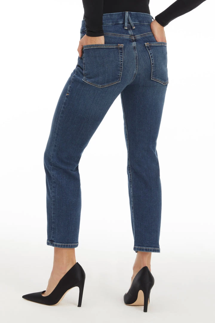 Promo 😉 GOOD AMERICAN GOOD PETITE STRAIGHT | BLUE382 ⭐ 5 GOOD AMERICAN GOOD PETITE STRAIGHT | BLUE382