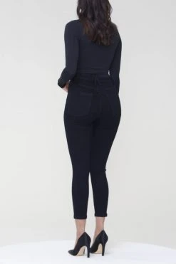 GOOD AMERICAN ALWAYS FITS GOOD PETITE SKINNY | BLACK165