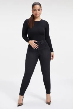 GA-SALE GOOD PETITE SKINNY | BLACK001