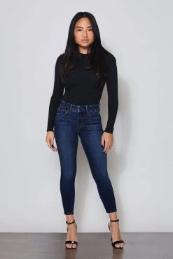 GOOD AMERICAN GOOD PETITE SKINNY | BLUE384