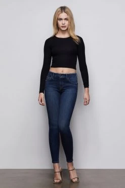 GOOD AMERICAN GOOD PETITE SKINNY | BLUE384