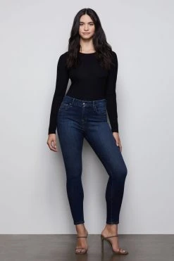 GOOD AMERICAN GOOD PETITE SKINNY | BLUE384