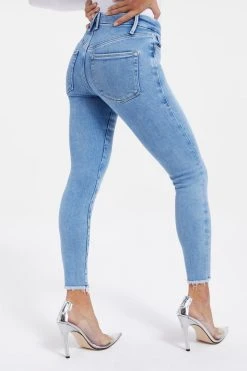 GOOD AMERICAN GOOD PETITE SKINNY | INDIGO024