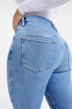 GOOD AMERICAN GOOD PETITE SKINNY | INDIGO024