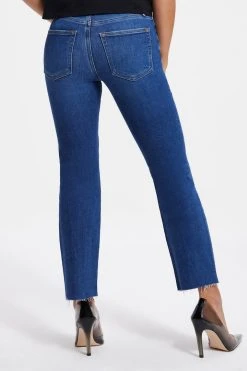 GOOD AMERICAN GOOD PETITE STRAIGHT | INDIGO025