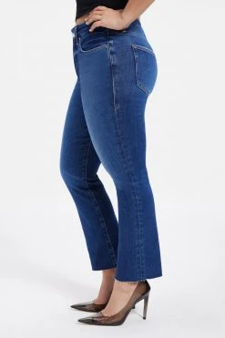 GOOD AMERICAN GOOD PETITE STRAIGHT | INDIGO025
