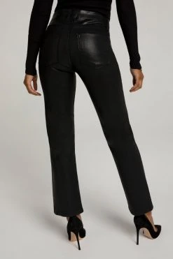 GOOD AMERICAN High Waisted GOOD STRAIGHT COATED | K103