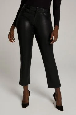 GOOD AMERICAN High Waisted GOOD STRAIGHT COATED | K103