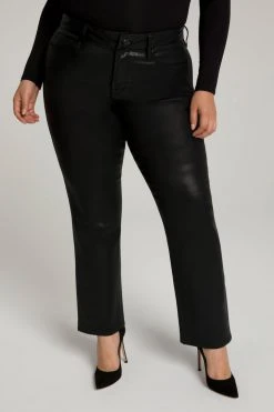 GOOD AMERICAN High Waisted GOOD STRAIGHT COATED | K103