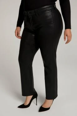 GOOD AMERICAN High Waisted GOOD STRAIGHT COATED | K103