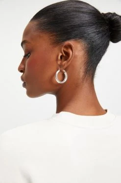 GOOD AMERICAN CROPPED & COOL SWEATSHIRT | BONE001