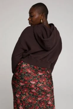 Cheap ✨ GA-SALE CROPPED & COOL HOODIE | COFFEE001 Sweats 😉 30 GA-SALE CROPPED & COOL HOODIE | COFFEE001 Sweats