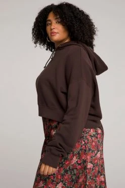 Cheap ✨ GA-SALE CROPPED & COOL HOODIE | COFFEE001 Sweats 😉 35 GA-SALE CROPPED & COOL HOODIE | COFFEE001 Sweats