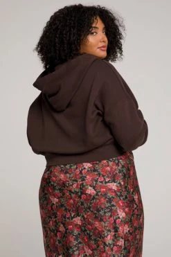 Cheap ✨ GA-SALE CROPPED & COOL HOODIE | COFFEE001 Sweats 😉 36 GA-SALE CROPPED & COOL HOODIE | COFFEE001 Sweats