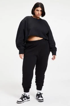 GA-SALE Sweats GOOD WAIST JOGGER | BLACK001