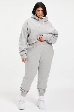 GA-SALE Sweats GOOD WAIST JOGGER | HEATHER GREY001