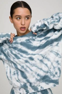 GA-FINAL Sweats BOYFRIEND SWEATPANT | ORION BLUE TIE DYE001