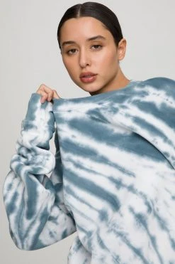 GA-FINAL Sweats BOYFRIEND SWEATPANT | ORION BLUE TIE DYE001