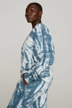 GA-FINAL Sweats BOYFRIEND SWEATPANT | ORION BLUE TIE DYE001