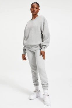 Outlet 😍 GOOD AMERICAN BOYFRIEND SWEATSHIRT | HEATHER GREY001 ⌛ 18 GOOD AMERICAN BOYFRIEND SWEATSHIRT | HEATHER GREY001