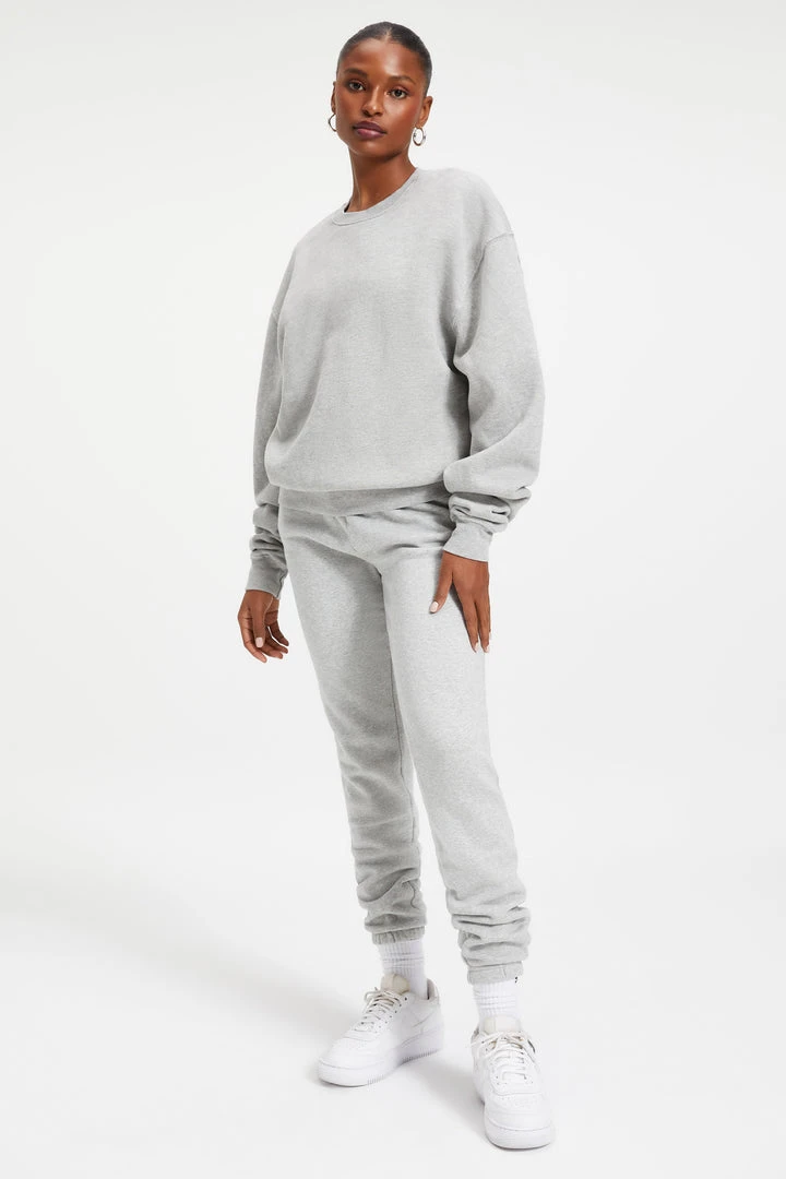 Outlet 😍 GOOD AMERICAN BOYFRIEND SWEATSHIRT | HEATHER GREY001 ⌛ 6 GOOD AMERICAN BOYFRIEND SWEATSHIRT | HEATHER GREY001