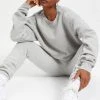 GOOD AMERICAN BOYFRIEND SWEATSHIRT | HEATHER GREY001