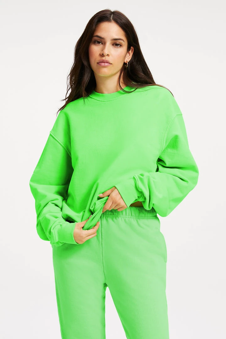 New 🔔 GA-SALE BOYFRIEND SWEATSHIRT | CHARTREUSE003 Neon Collection 🎉 1 GA-SALE BOYFRIEND SWEATSHIRT | CHARTREUSE003 Neon Collection