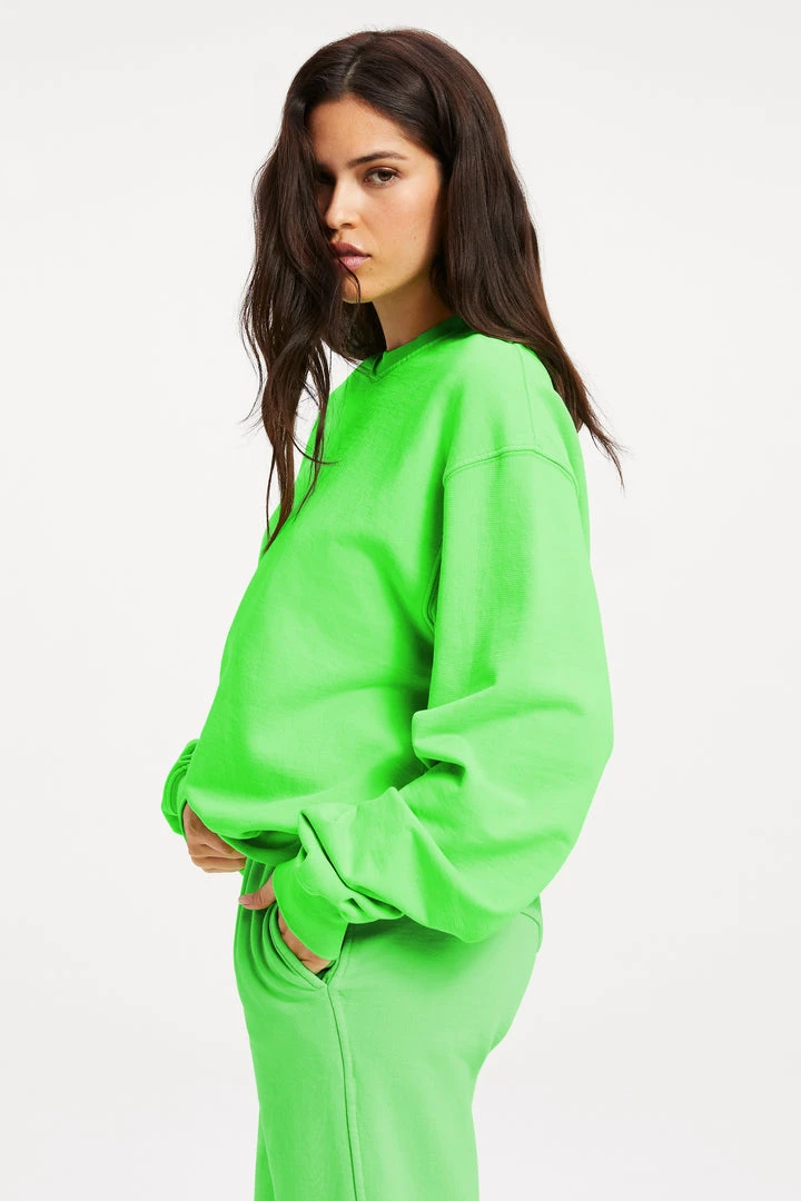 New 🔔 GA-SALE BOYFRIEND SWEATSHIRT | CHARTREUSE003 Neon Collection 🎉 3 GA-SALE BOYFRIEND SWEATSHIRT | CHARTREUSE003 Neon Collection
