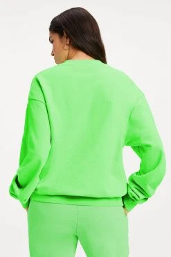 New 🔔 GA-SALE BOYFRIEND SWEATSHIRT | CHARTREUSE003 Neon Collection 🎉 14 GA-SALE BOYFRIEND SWEATSHIRT | CHARTREUSE003 Neon Collection