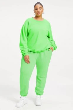 New 🔔 GA-SALE BOYFRIEND SWEATSHIRT | CHARTREUSE003 Neon Collection 🎉 17 GA-SALE BOYFRIEND SWEATSHIRT | CHARTREUSE003 Neon Collection