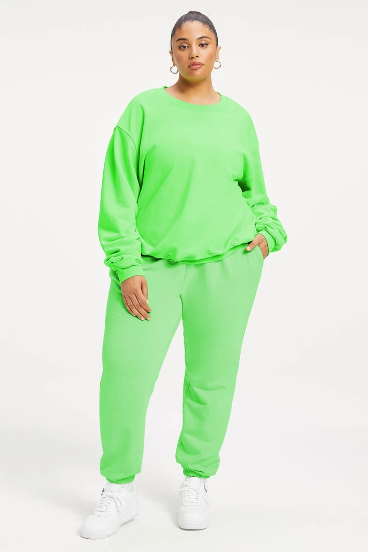 New 🔔 GA-SALE BOYFRIEND SWEATSHIRT | CHARTREUSE003 Neon Collection 🎉 7 GA-SALE BOYFRIEND SWEATSHIRT | CHARTREUSE003 Neon Collection