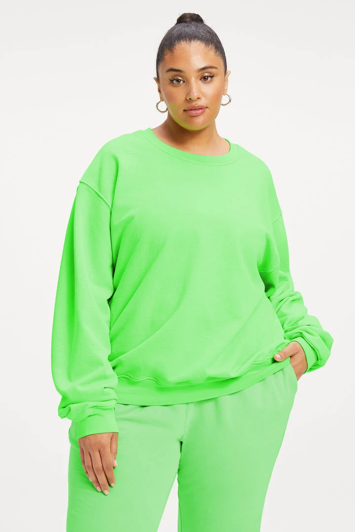 New 🔔 GA-SALE BOYFRIEND SWEATSHIRT | CHARTREUSE003 Neon Collection 🎉 6 GA-SALE BOYFRIEND SWEATSHIRT | CHARTREUSE003 Neon Collection