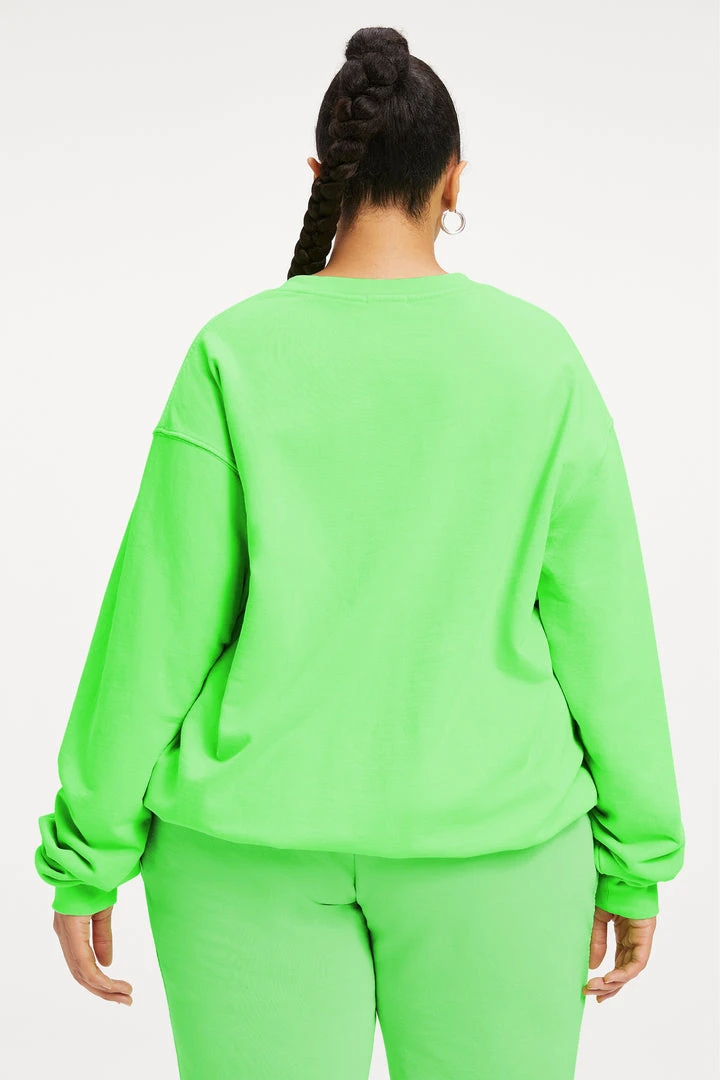New 🔔 GA-SALE BOYFRIEND SWEATSHIRT | CHARTREUSE003 Neon Collection 🎉 9 GA-SALE BOYFRIEND SWEATSHIRT | CHARTREUSE003 Neon Collection